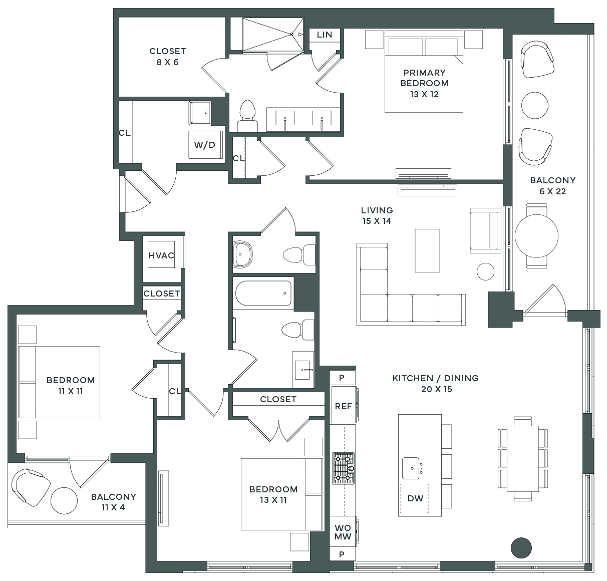 Unit 501, 801, 1001, PH1