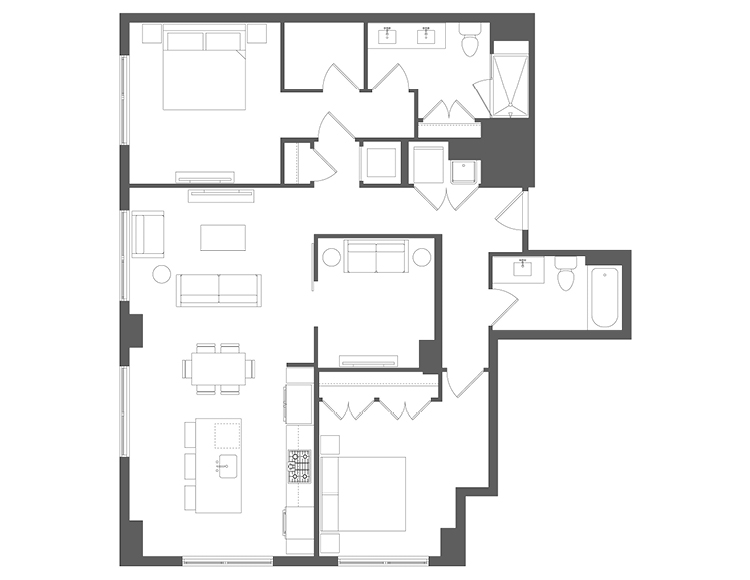 Floor plan C10, Tier 02